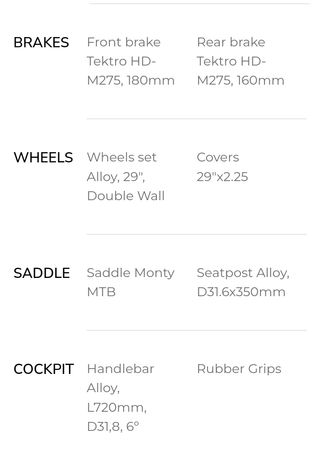 BICICLETA MONTY M3 29"ALUMINIO. DISC