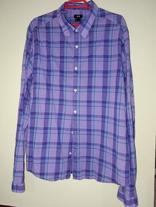 Camisa de cuadros de hombre