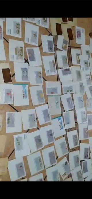 Lote de sellos antiguos  viejos vintage