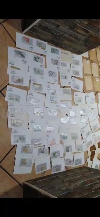 Lote de sellos antiguos  viejos vintage