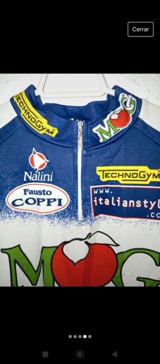 Maillot vintage MG Maglificio Technogym