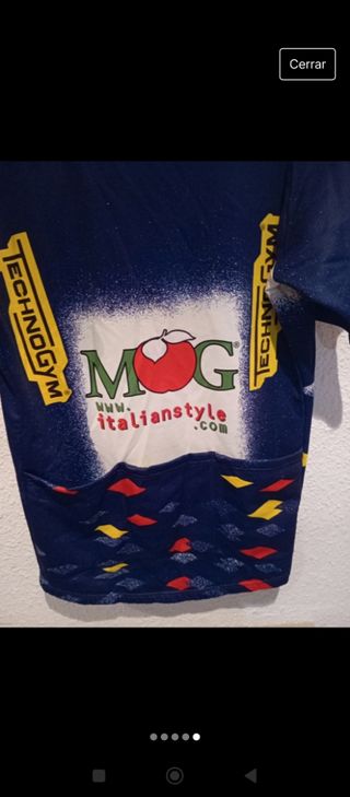 Maillot vintage MG Maglificio Technogym