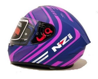 Casco Nzi integral Trendy 2 Connected rosa mate