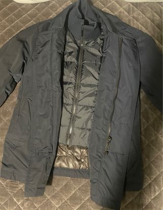 Cazadora  azul marino zara man