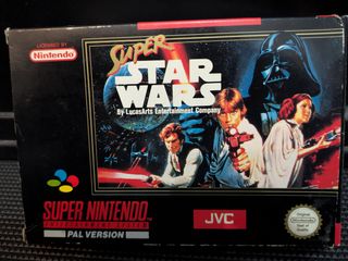 Super Star Wars Super NES PAL ESP