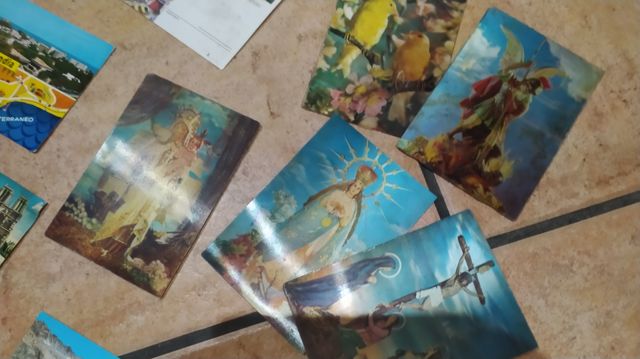 Gran lote de postales viejas vintage