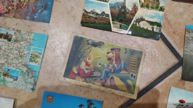 Gran lote de postales viejas vintage