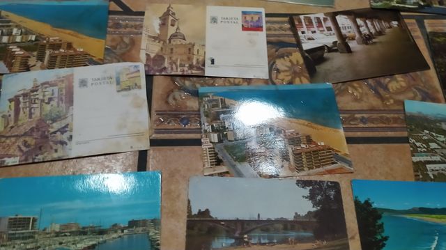 Gran lote de postales viejas vintage