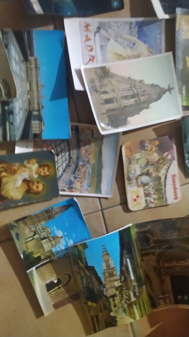Gran lote de postales viejas vintage