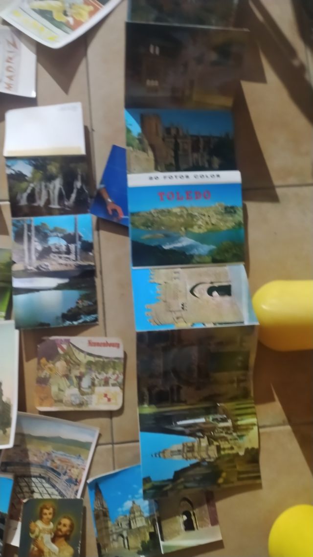 Gran lote de postales viejas vintage