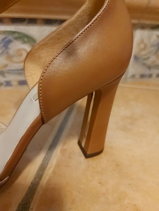 Zapatos tacon piel mujer