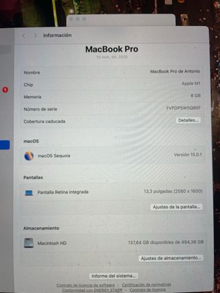 Macbook pro M1