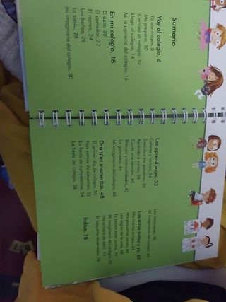 Libro infantil "voy al colegio" editorial SM