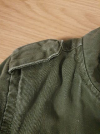Giacchetto parka bimbo verde militare