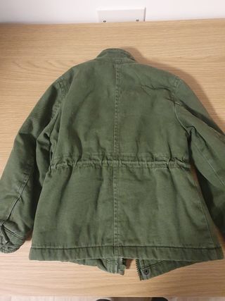 Giacchetto parka bimbo verde militare