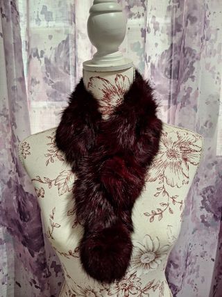 BUFANDA COLOR BURDEOS