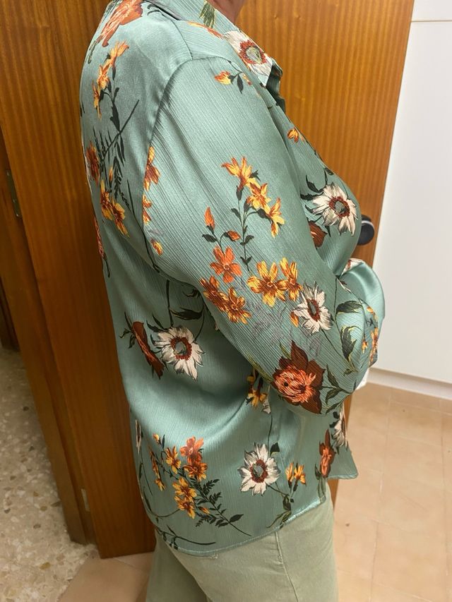 Camisa mujer Zara Basic talla L