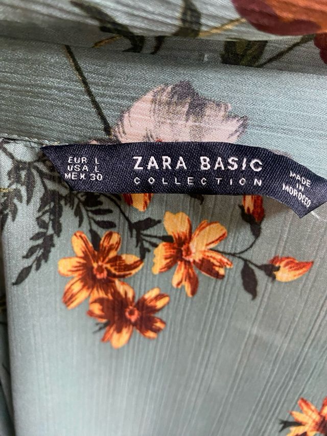 Camisa mujer Zara Basic talla L