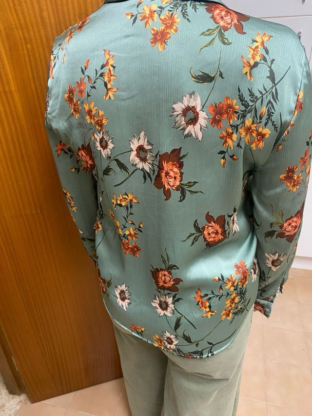 Camisa mujer Zara Basic talla L