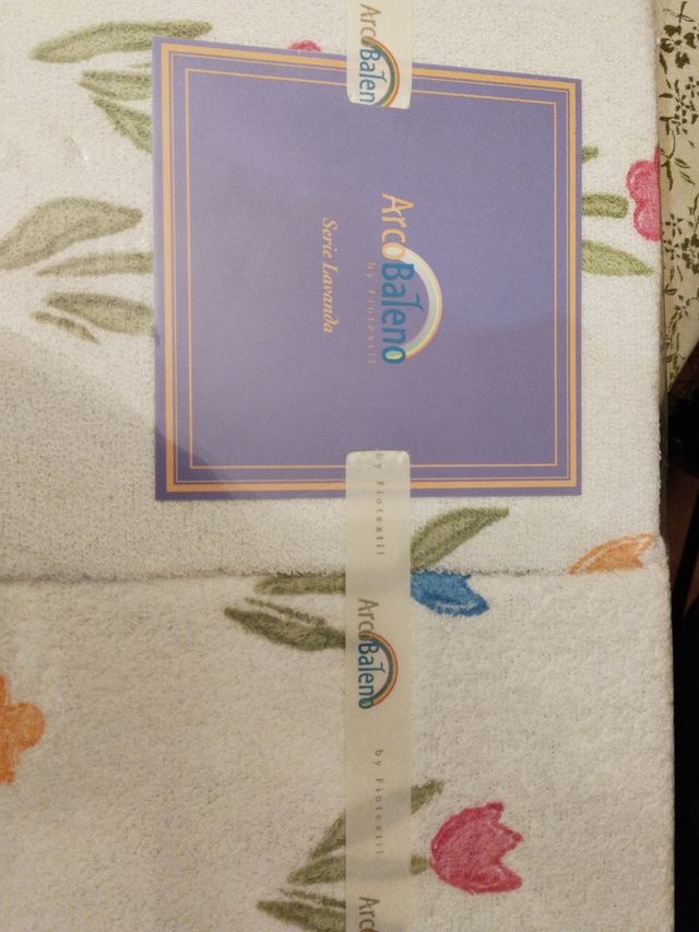 Juego de toallas arco baleno