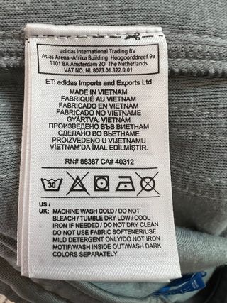 Adidas Pantaloni Track Pant Trouser Grigio L