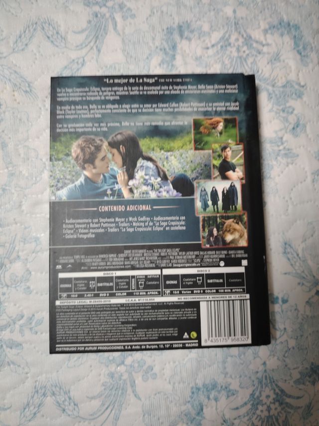 DVD Colección CREPÚSCULO