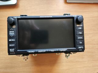 Radio Toyota de pantalla con GPS