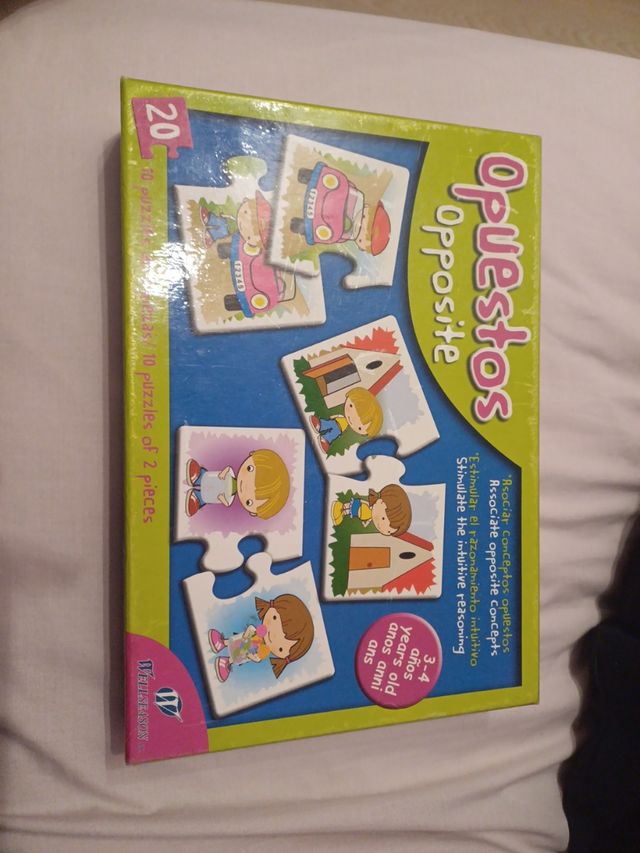 Juego puzzle Opuestos