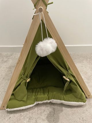 Cama gato tienda campaña