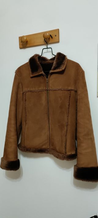 Giacca scamosciata donna Tg M