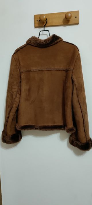 Giacca scamosciata donna Tg M