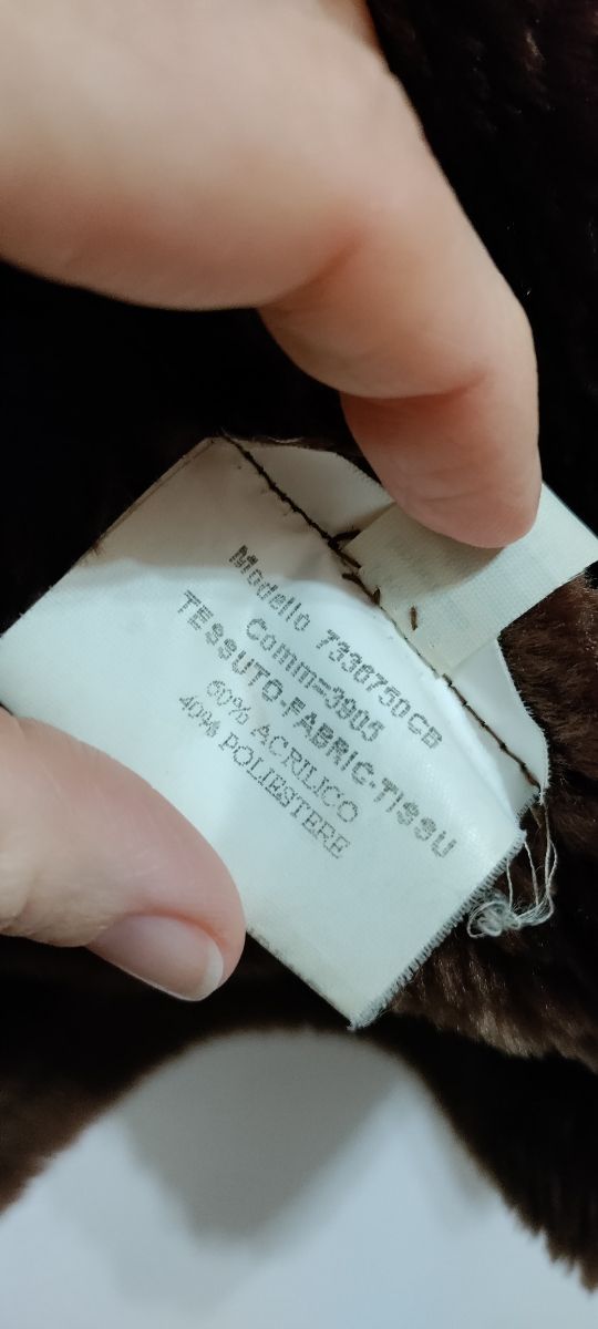 Giacca scamosciata donna Tg M