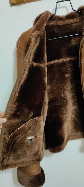 Giacca scamosciata donna Tg M