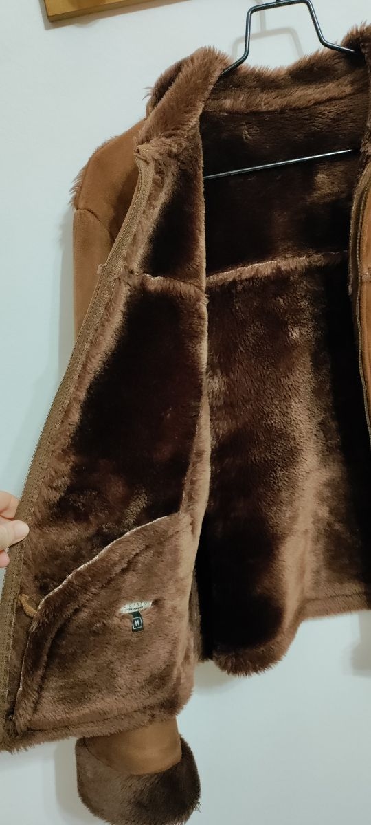 Giacca scamosciata donna Tg M