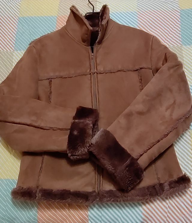 Giacca scamosciata donna Tg M