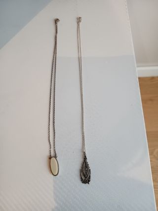 Colgantes  cadena plata  Varios midelos