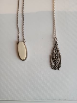 Colgantes  cadena plata  Varios midelos