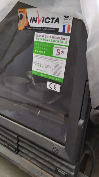 ChImenea insert estufa leña Invicta 800 vt l