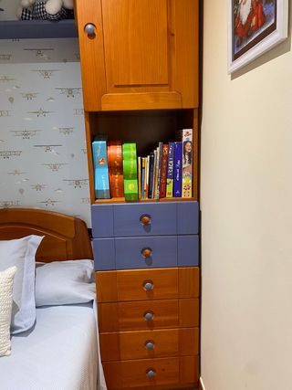 Habitación completa de madera