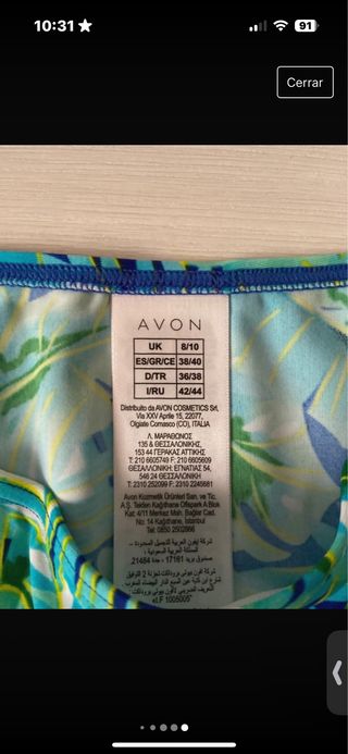 Bikini estampado