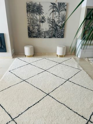 Produzione di tappeti berberi