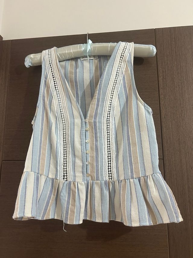 Blusa sin mangas mujer