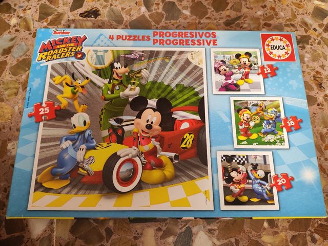 Puzzle progresivo Disney