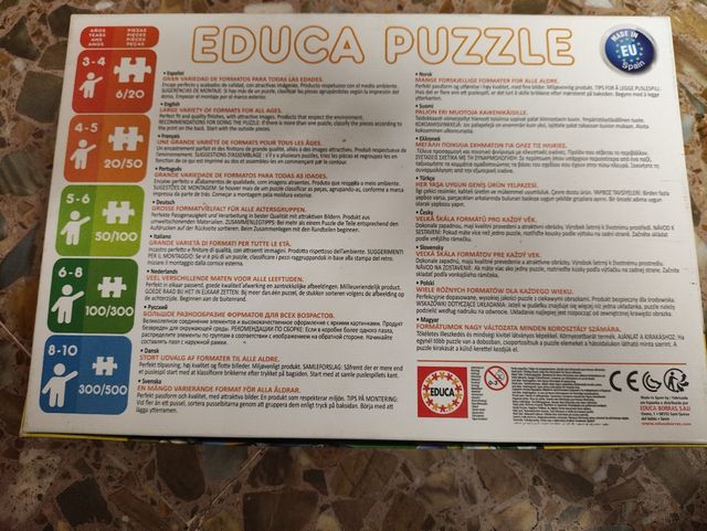 Puzzle progresivo Disney