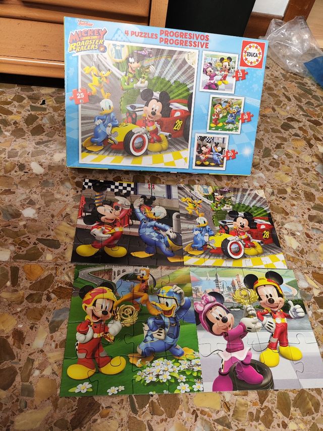 Puzzle progresivo Disney