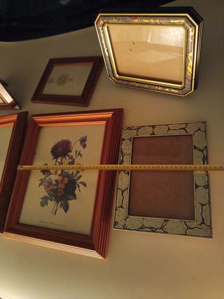 Cuadros para fotos todos 14€ son 30 x35 y 20x25