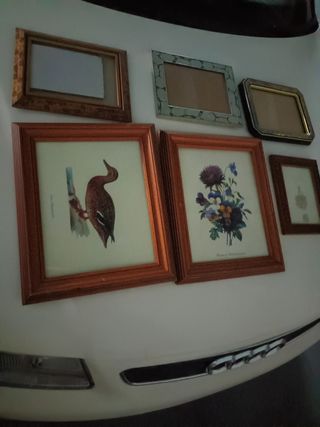 Cuadros para fotos todos 14€ son 30 x35 y 20x25