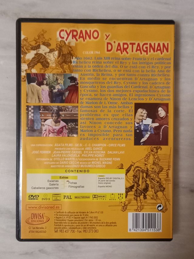 Cyrano y D'Artagnan