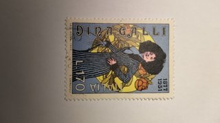 3 Francobolli Dina Galli