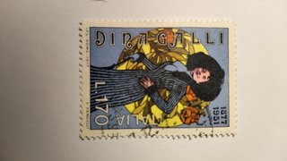 3 Francobolli Dina Galli